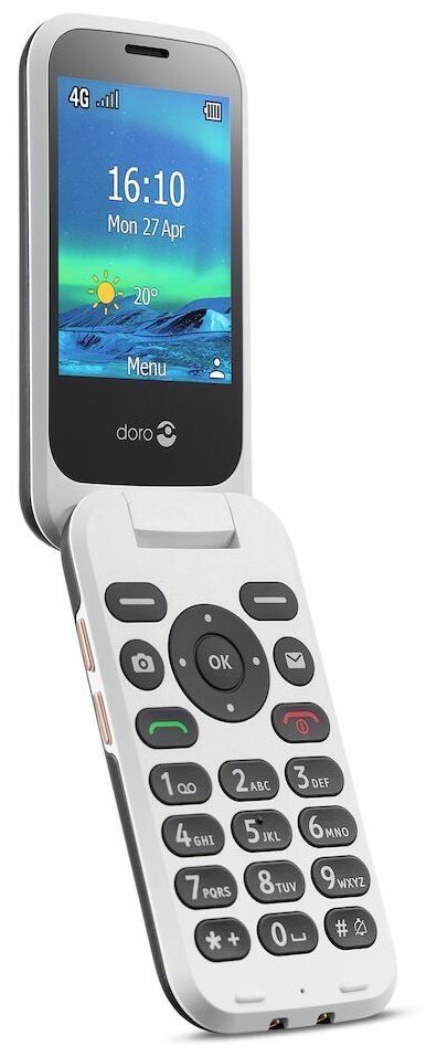 Doro 6880 Smartphone 4G 2 mm (Schwarz) (0.28 7,11 expert Single Zoll) von MP Technomarkt SIM
