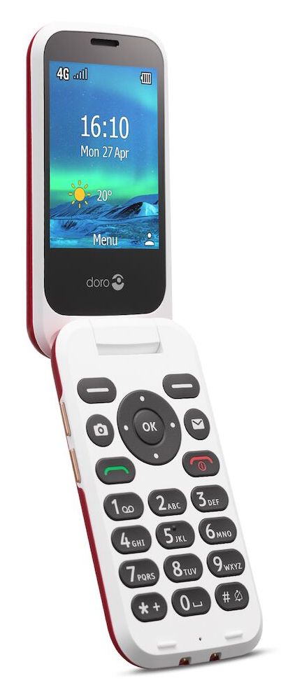 6880 4G Smartphone 7,11 mm (0.28 Zoll) 2 MP Single SIM (Rot) 