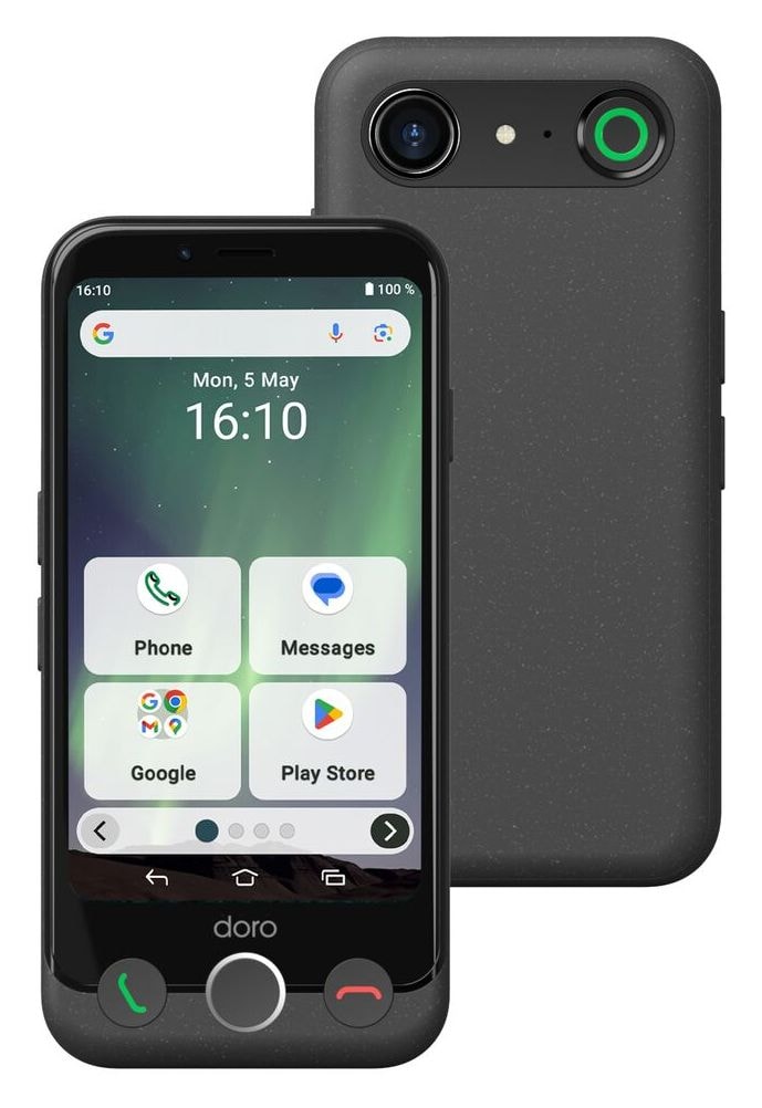 Aurora A10 64 GB 4G Smartphone 11,4 cm (4.5 Zoll) 2,0 GHz Android 13 MP Einzelne Kamera Kamera Dual Sim WiFi 5  (Graphit) 