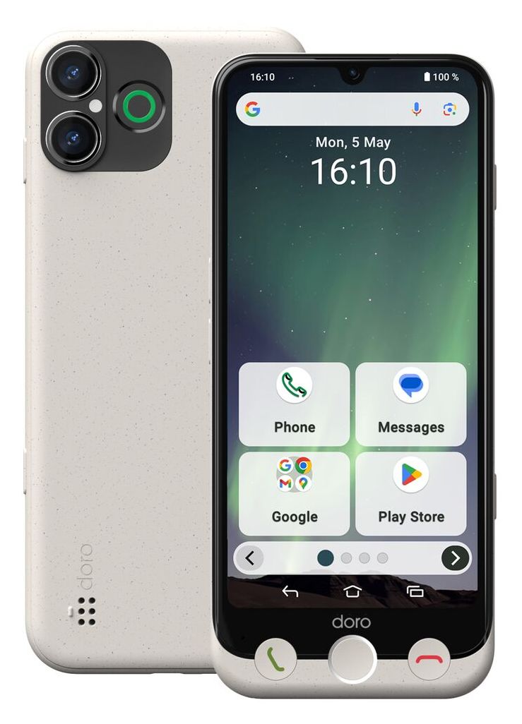 Aurora A30 128 GB 4G Smartphone 15,5 cm (6.1 Zoll) 2,0 GHz Android 50 MP Dual Kamera Dual Sim WiFi 5  (Weiß) 