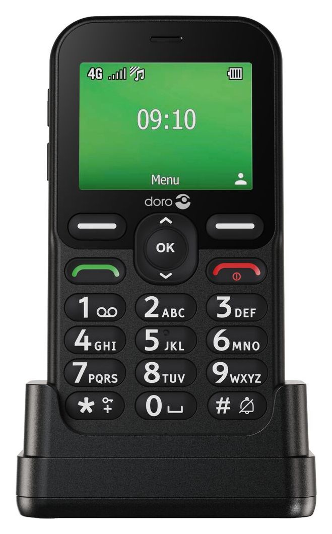 Leva E10 4G Smartphone 6,1 cm (2.4 Zoll 1 GHz 0,3 MP Single SIM  (Schwarz) 
