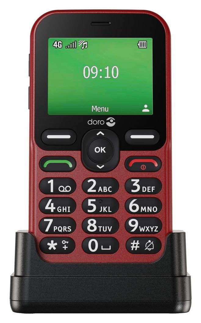 Leva E10 4G Smartphone 6,1 cm (2.4 Zoll 1 GHz 0,3 MP Single SIM  (Rot) 