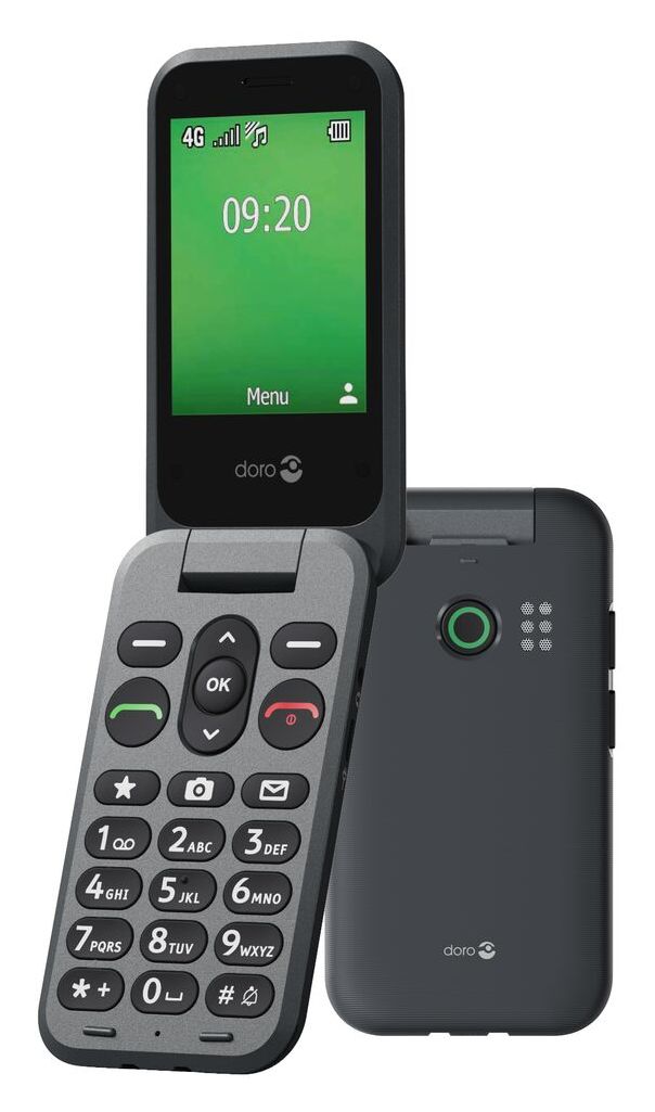 Leva E20 4G Smartphone 7,11 cm (2.8 Zoll) 0,3 MP Single SIM  (Schwarz) 