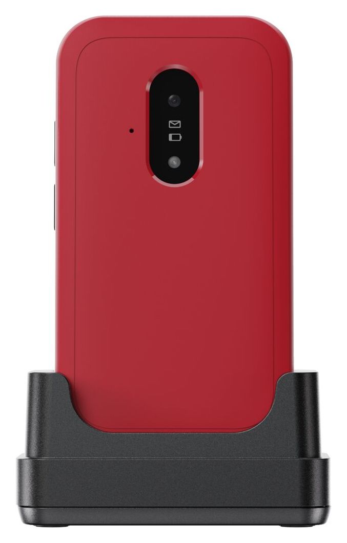 Leva E22 4G Smartphone 7,11 cm (2.8 Zoll) 0,3 MP Single SIM  (Rot, Weiß) 