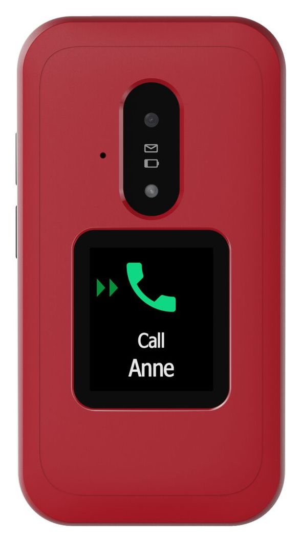 Leva E30 4G Smartphone 7,11 cm (2.8 Zoll) 0,3 MP Single SIM  (Rot, Weiß) 