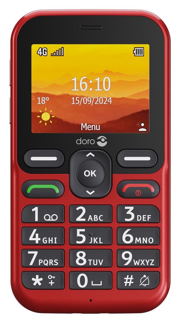 Leva L10 4G Smartphone 6,1 cm (2.4 Zoll 2 MP Single SIM  (Rot) 