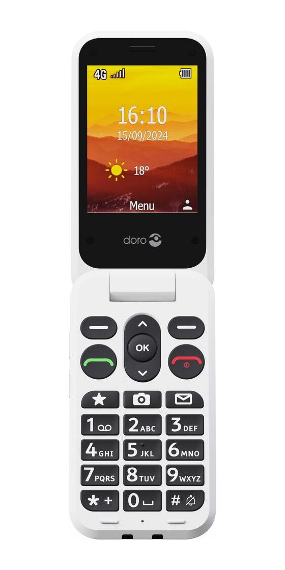 Leva L20 4G Smartphone 7,11 cm (2.8 Zoll) 2 MP Single SIM  (Rot, Weiß) 