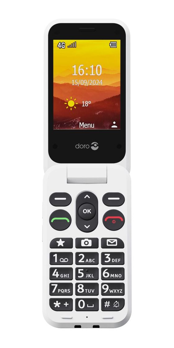 Leva L30 4G Smartphone 7,11 cm (2.8 Zoll) 2 MP Single SIM  (Schwarz, Weiß) 