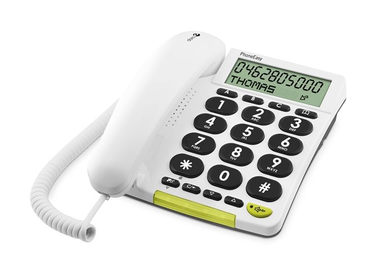 PhoneEasy 312cs Analoges Telefon  (Weiß) 
