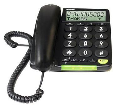 PhoneEasy 312cs schnurgebundenes Großtastentelefon CLIP-Funktion 