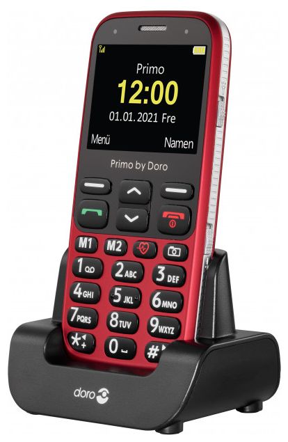 Primo 368 2G Smartphone 5,84 cm (2.3 Zoll) 3 MP Single SIM (Schwarz, Rot) 