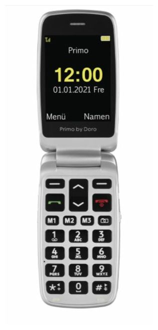 Primo 408 2G Smartphone 7,11 cm (2.8 Zoll) 0,3 MP Single SIM (Graphit, Grau, Silber) 