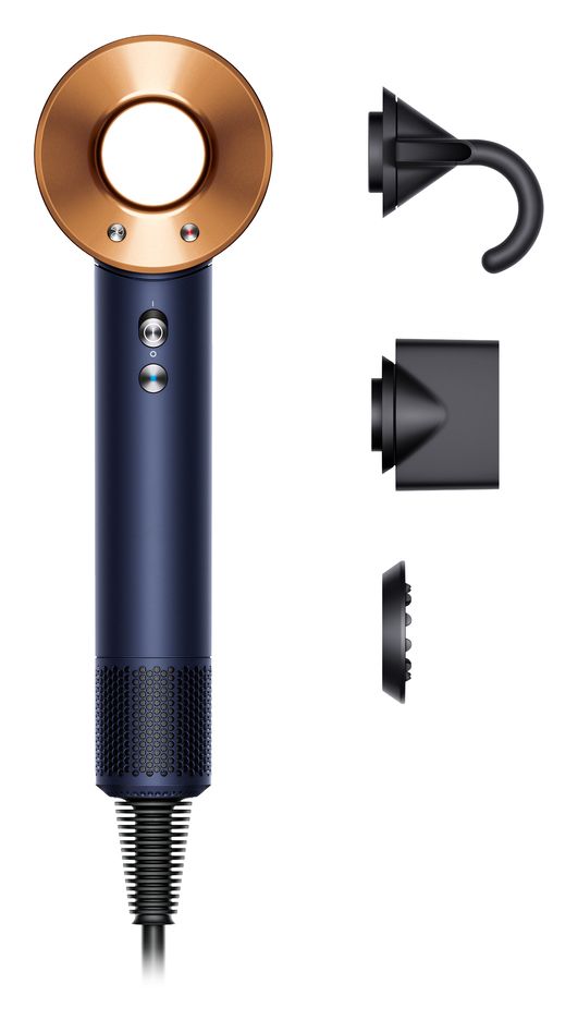 HD07 Supersonic Straight+Wavy Haartrockner 1600 W  (Blau, Kupfer) 