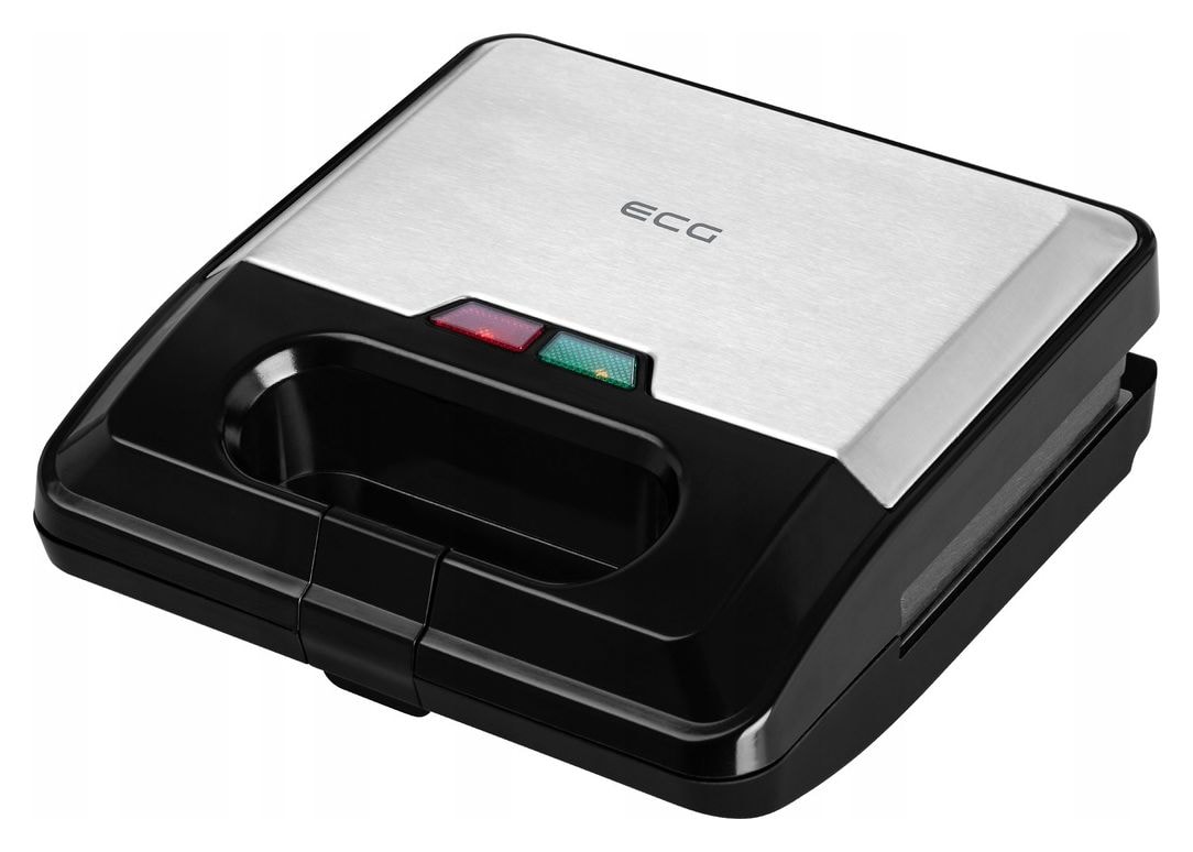 S3173 Sandwichmaker 750 W für 4 Sandwiches  (Schwarz, Edelstahl) 