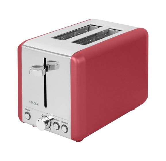 ST2708 Tradizione Corsa Toaster 925 W 2 Scheibe(n) 6 Stufen  (Schwarz, Rot) 