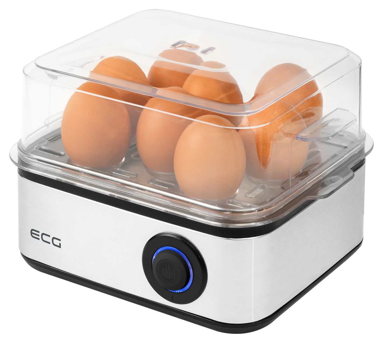 UV5080 Eierkocher für 8 Eier  (Schwarz, Stahl) 