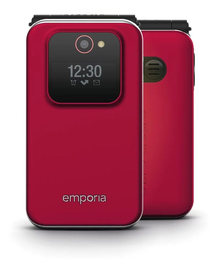 Emporia Joy V228 Seniorenhandy 2G Technomarkt von Zoll) Single Smartphone (Rot) expert MP 7,11 cm SIM 2 (2.8