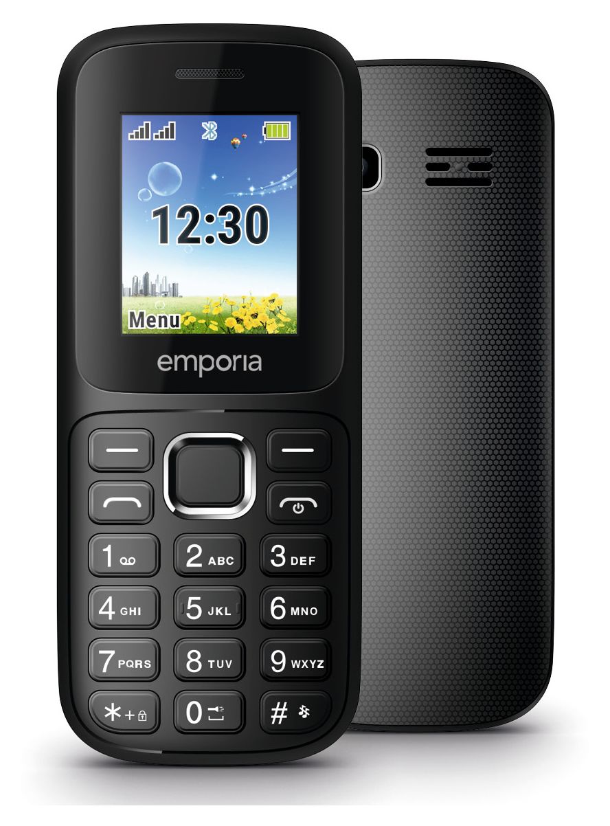 FN313 2G Smartphone 4,5 cm (1.77 Zoll) 0,08 MP Dual Sim  (Schwarz) 