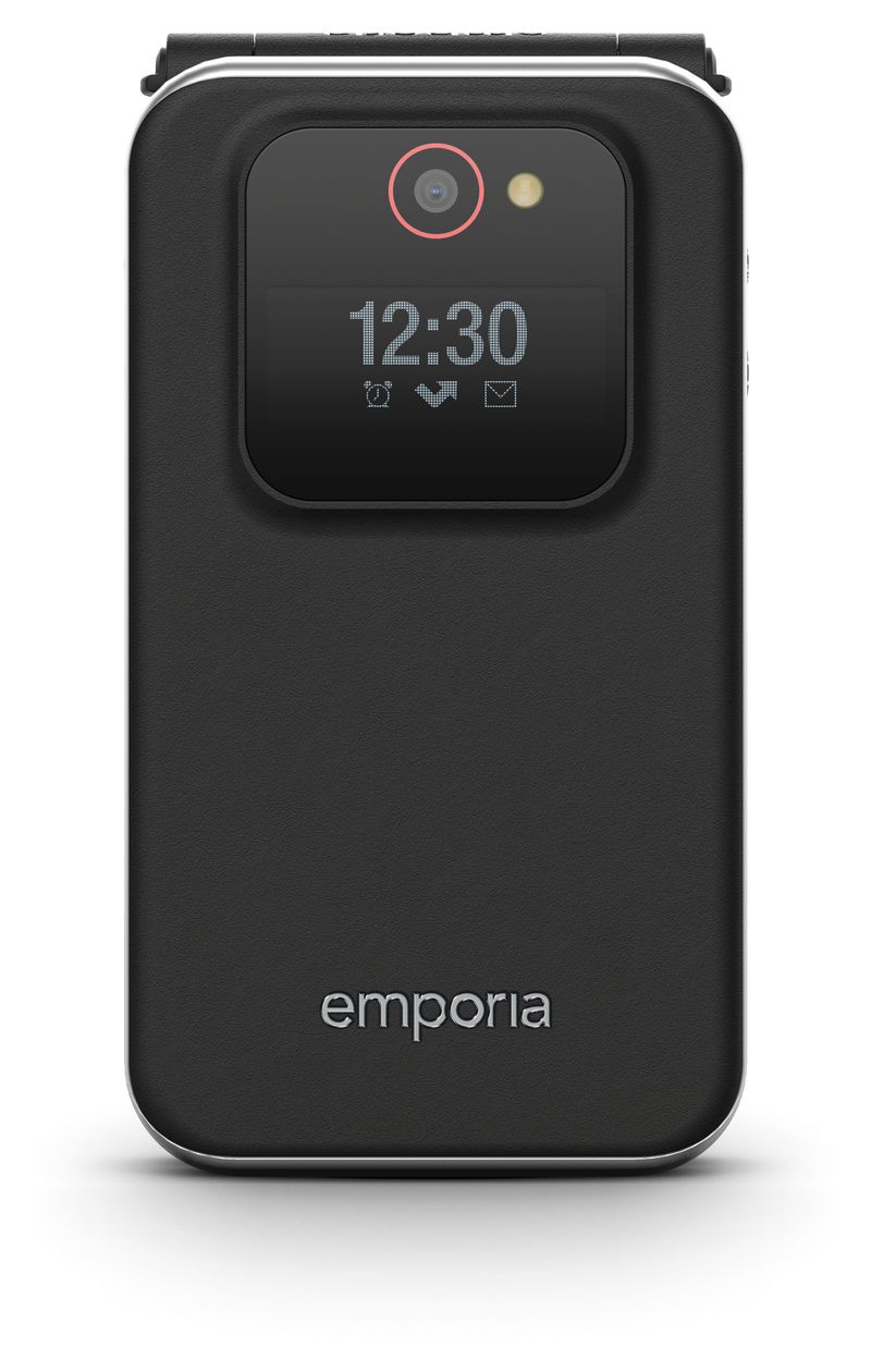 Joy V228 Seniorenhandy 4G Smartphone 7,11 cm (2.8 Zoll) 2 MP Single SIM  (Schwarz) 