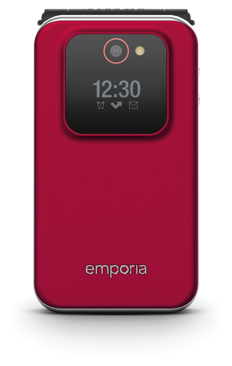 Joy V228 Seniorenhandy 4G Smartphone 7,11 cm (2.8 Zoll) 2 MP Single SIM  (Rot) 