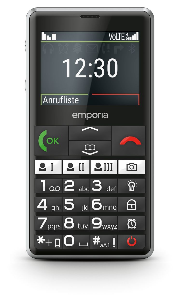 Pure V76 4G Smartphone 5,87 cm (2.31 Zoll) 2 MP Single SIM  (Schwarz) 