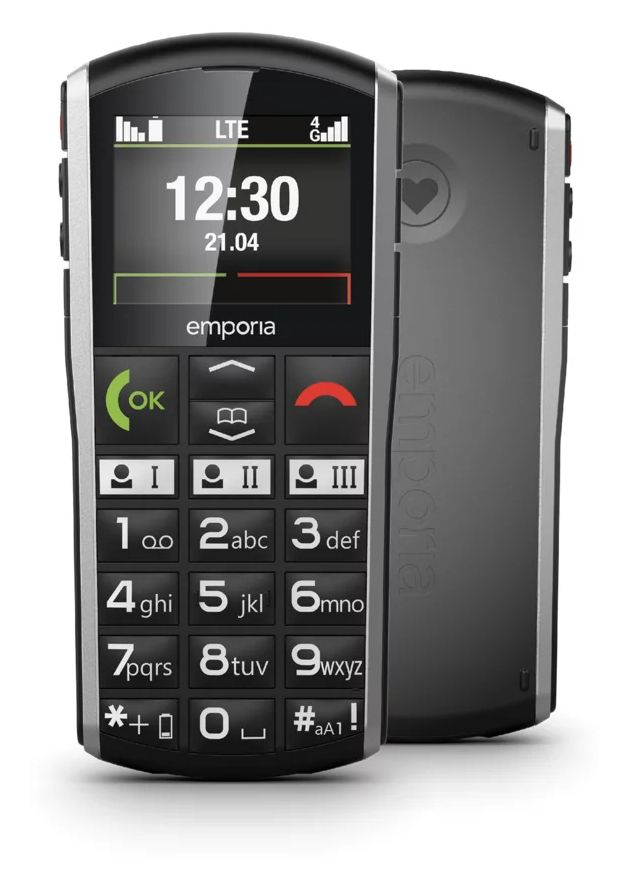 SimpliCity V27 4G Smartphone 5,08 cm (2 Zoll) Single SIM (Schwarz) 