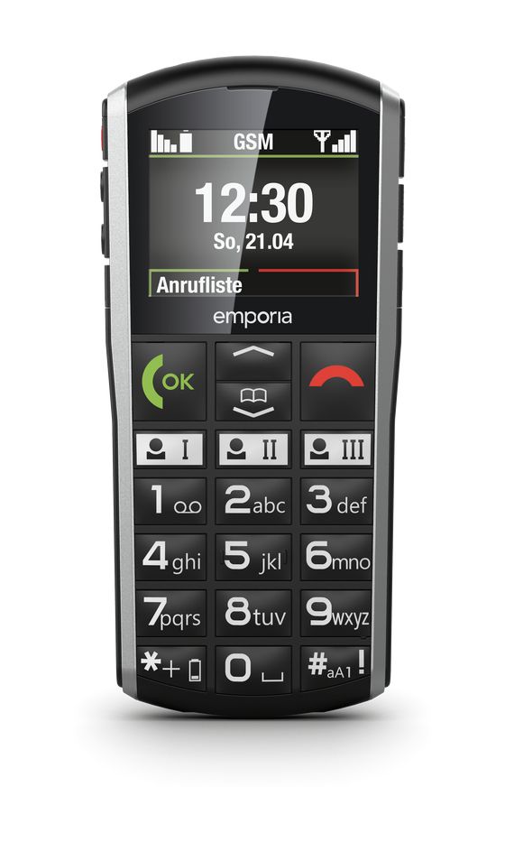 SimpliCity V27 2G Smartphone 5,08 cm (2 Zoll)  (Schwarz, Silber) 