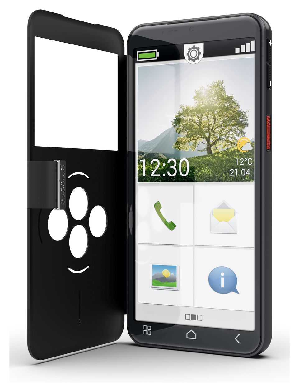 SMART.7lite 128 GB 4G Smartphone 13,8 cm (5.45 Zoll) Android 13 MP Dreifach Kamera Single SIM WiFi 5  (Schwarz) 