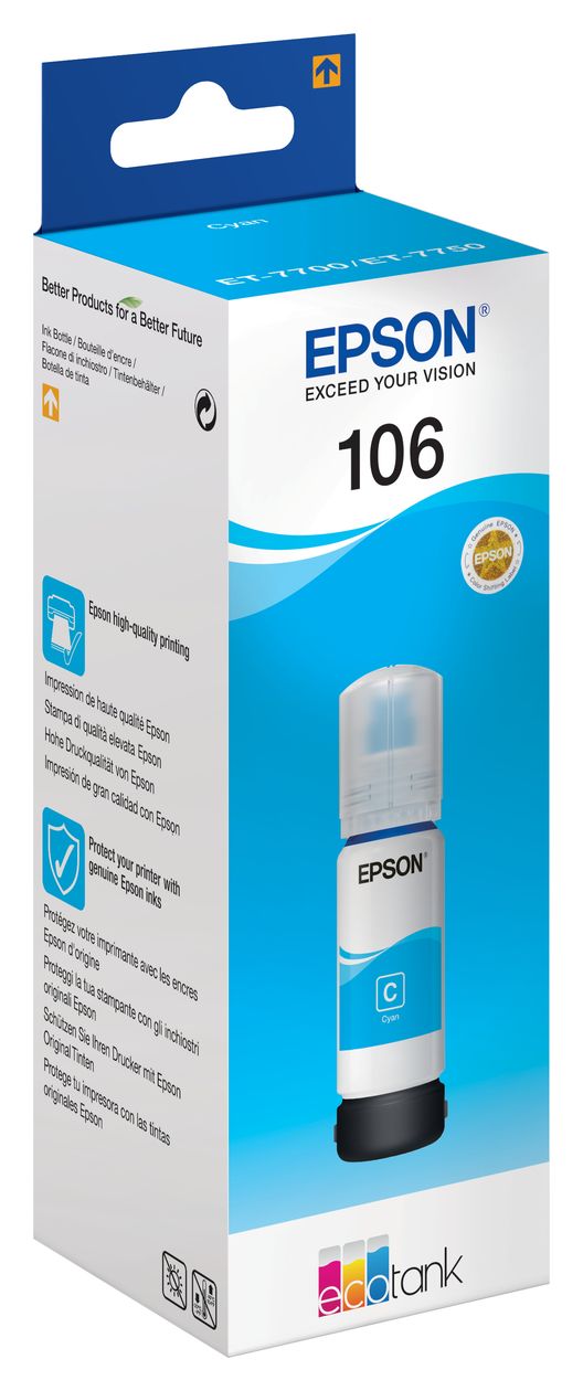 106 C13T00R240 originale Druckerpatronen Cyan 70 ml 