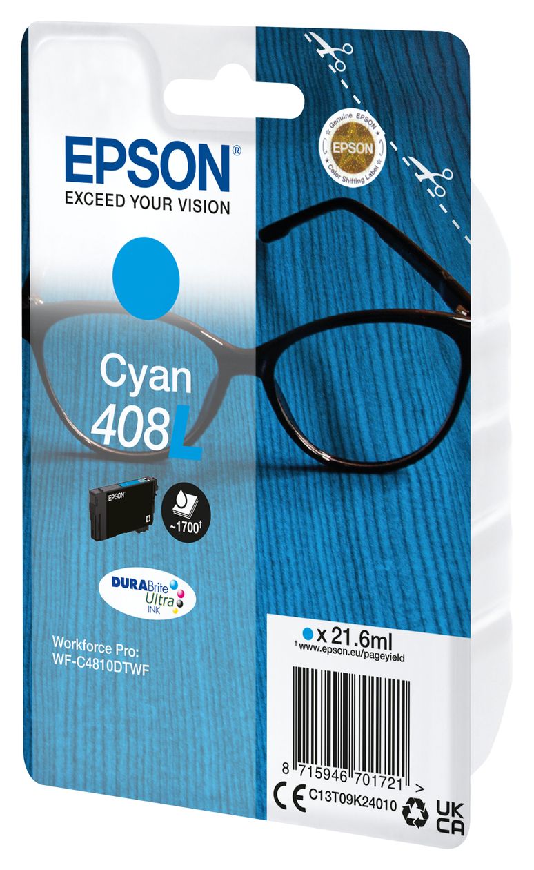 408L C13T09K24010 originale Druckerpatronen Cyan 21,6 ml 