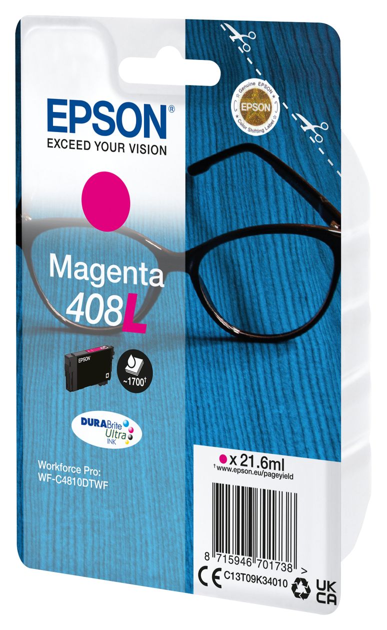 408L C13T09K34010 originale Druckerpatronen Magenta 21,6 ml 