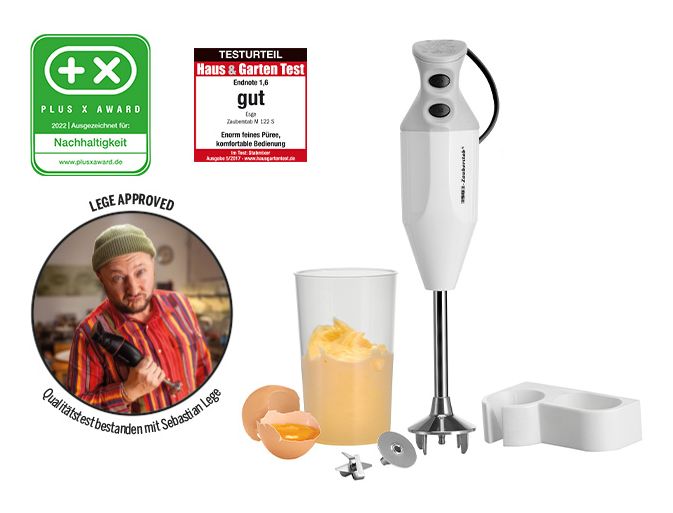 M122S Zauberstab Stabmixer 140 W 2 Stufen  (Weiß) 