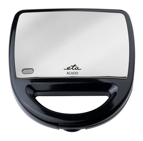 Acado Sandwichmaker 750 W für 4 Sandwiches  (Schwarz, Edelstahl) 