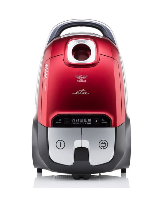 Adagio Bodenstaubsauger mit Staubbeutel 800 W HEPA  (Rot) 