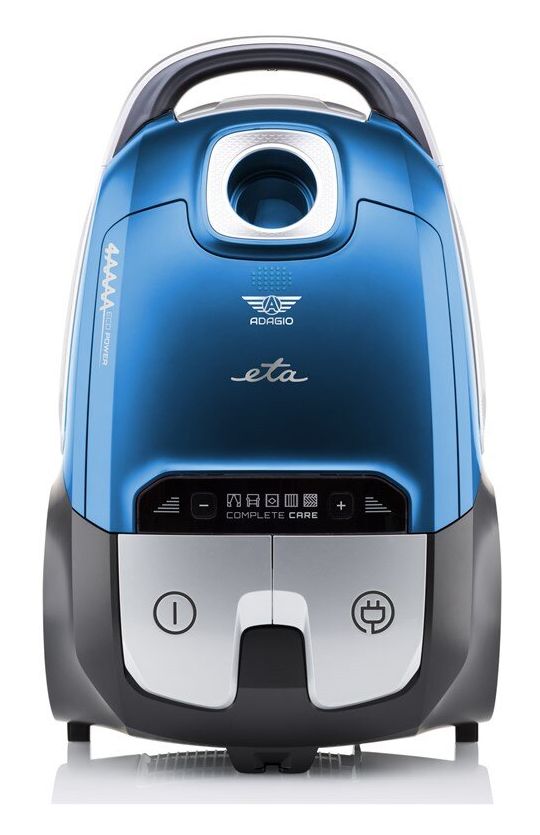 Adagio Bodenstaubsauger mit Staubbeutel 800 W HEPA (Schwarz, Blau, Silber) 