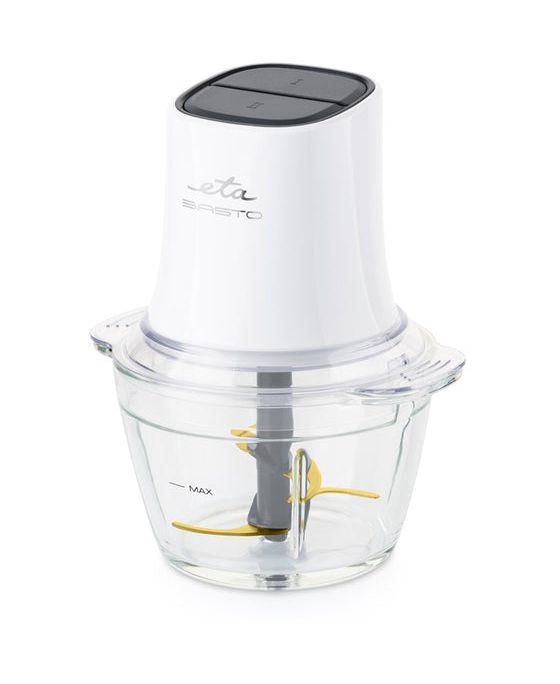 Basto II Zerkleinerer 400 W 2 Klingen 1 l Glas Behälter  (Weiß) 