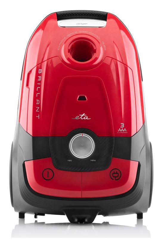 Brillan Bodenstaubsauger mit Staubbeutel 700 W  (Schwarz, Rot) 