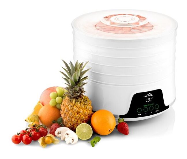 Brisa Dörrautomat 500 W 19,5 h Maximale Timer-Zeit 5 Dörrgitter 