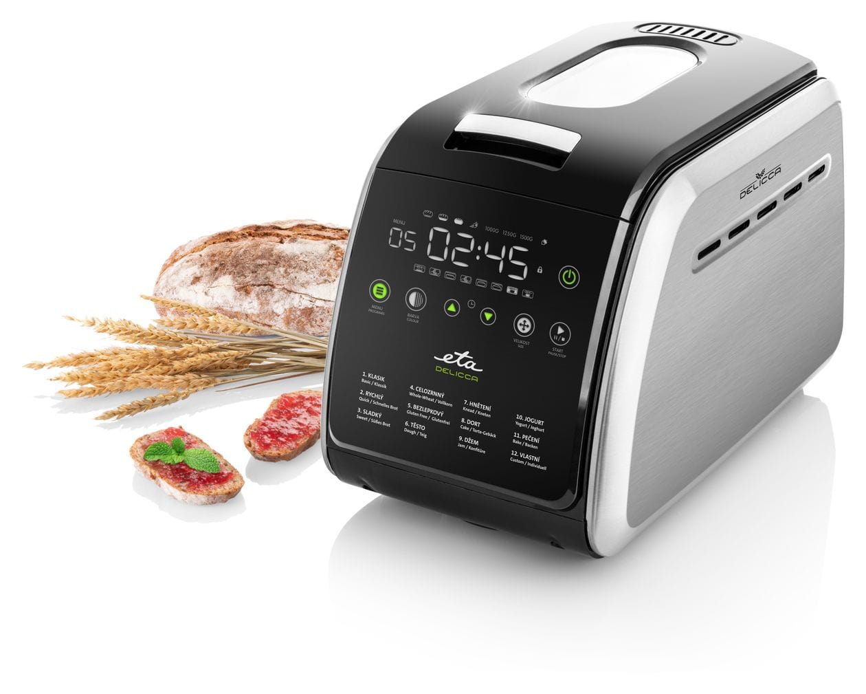 Delicca II Brotbackautomat für 1,5 kg 850 W 