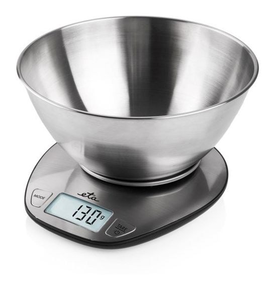 Dori Elektronische Küchenwaage bis 5 kg Genauigkeit 1 g  (Edelstahl) 