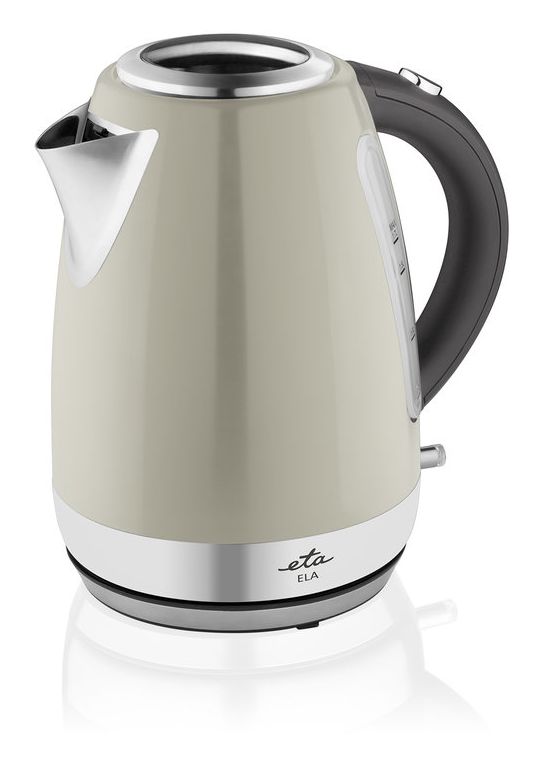 Ela 1,7 l Wasserkocher 2100 W (Beige, Schwarz, Edelstahl) 