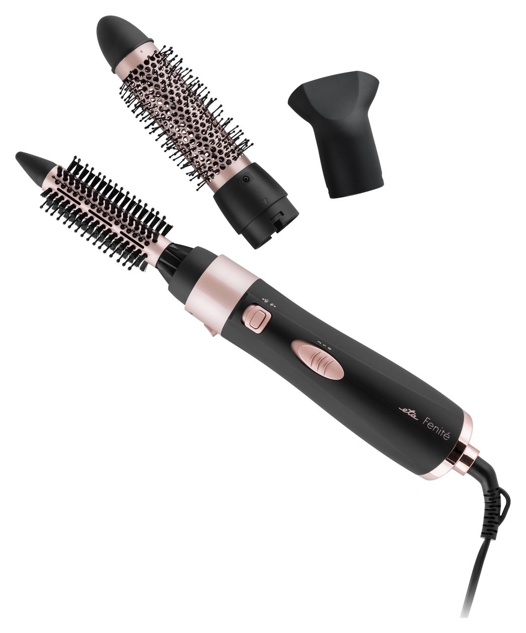 Fenité Black Edition Warmluftbürste 1000 W  (Schwarz, Roségold) 