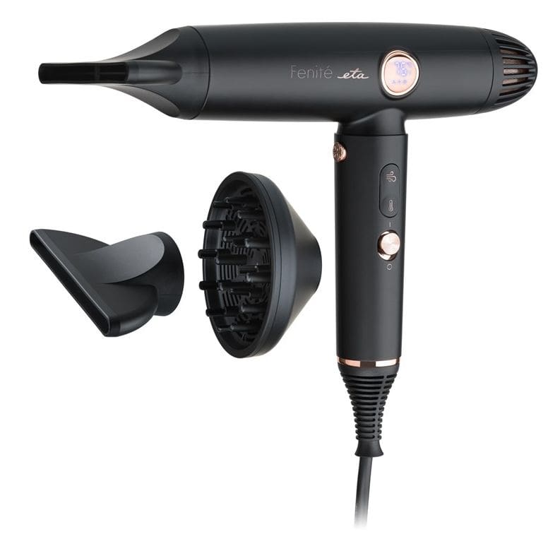Fenité Exclusive Haartrockner 1400 W  (Schwarz, Rose) 