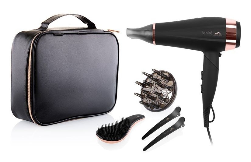 Fenité Set Black Edition Haartrockner 2200 W  (Schwarz) 