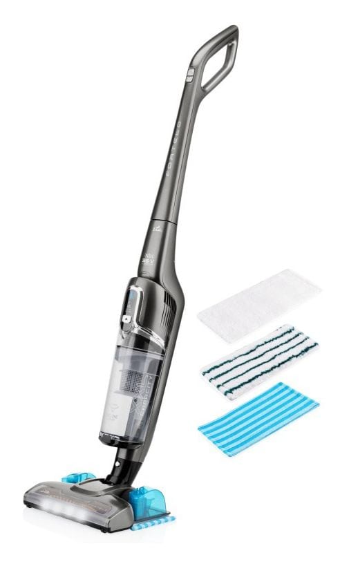 Fortelo Handstaubsauger mit Staubbeutel bis 50 min Laufzeit 36 V Zyklonal 