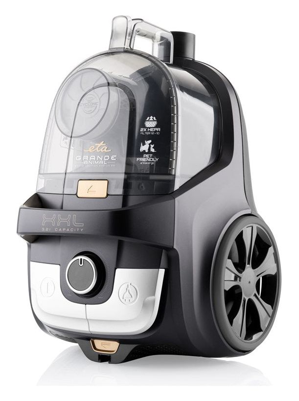 Grande Animal Bodenstaubsauger Beutellos 850 W HEPA (Schwarz, Gold, Silber) 
