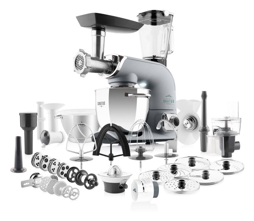 Gratus Evo 1500 W Küchenmaschine 5,5 l  (Grau) 