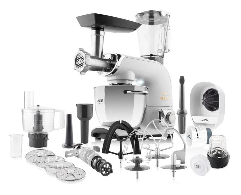 Gratus Evo Max II 1500 W Küchenmaschine 5,5 l  (Weiß) 