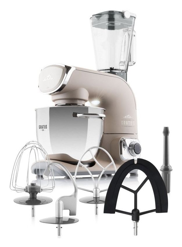 Gratus Evo Smart II 1500 W Küchenmaschine 5,5 l  (Grau/Beige) 
