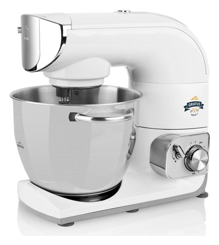 Gratus Max III 1200 W Küchenmaschine 5,5 l  (Weiß) 